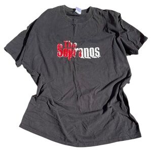 VTG The Sopranos Black T-Shirt HBO XXL